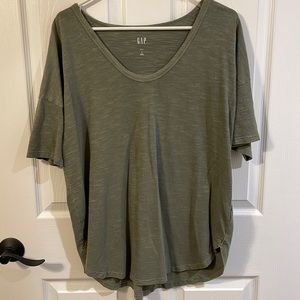 Gap Large green tunic washed never worn